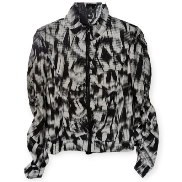 Calvin Klein Performance Abstract Print Windbreaker Jacket M - Picture 1 of 12